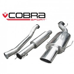 VZ04g Cobra Sport Vauxhall Astra G GSI (1998-2004) Cat Back System (3" bore) (Resonated), Cobra Sport, VZ04g